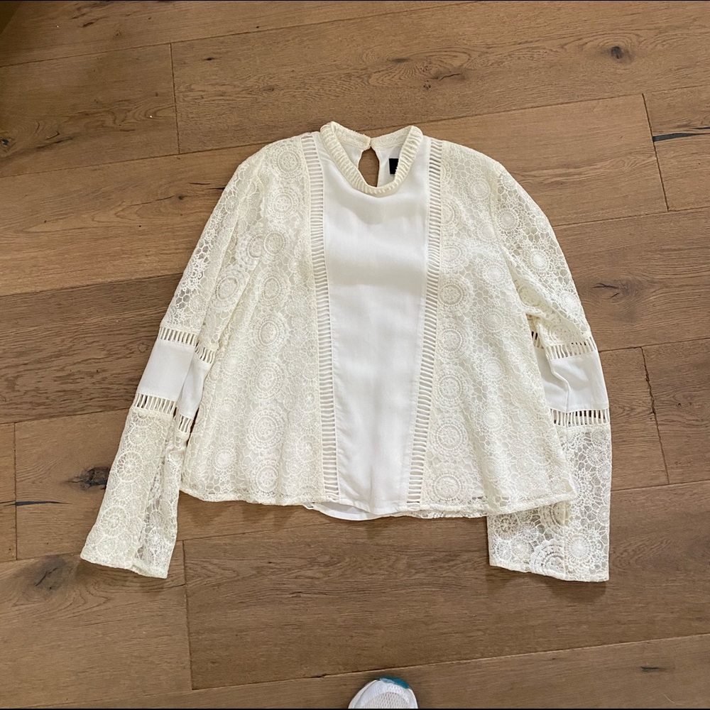 MINKPINK crochet blouse